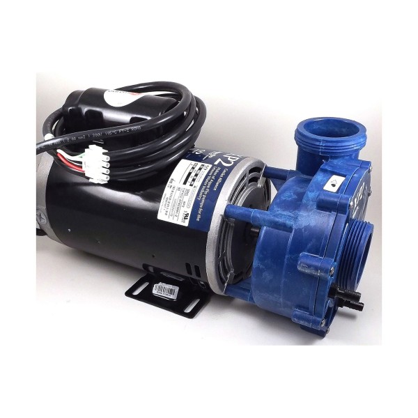 Pump, Gecko, 2018, 6Hp-230V-56Fr-2Spd, Blue W/E, 8Ft 4 Pin Amp, Unions : 07822001-2370