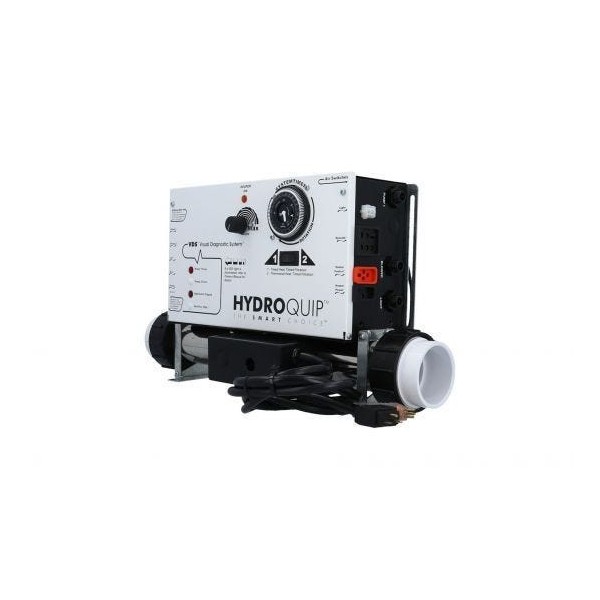 Control System, Air, HydroQuip CS6009US1 Slide , Conv. 1.4/5.5kW, Pump1, Blower or P2, Light, w/ Time Clock : CS6009-US1