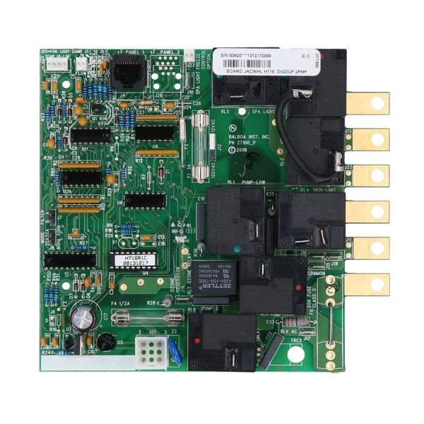 Circuit Board, Jacuzzi Balboa, H716R1, Duplex Digital, 8 Pin Phone Cable : 50920