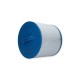Filter Cartridge, Pleatco, Diameter: 8-1/2", Length: 7-1/16", Top: Handle, Bottom: 2" MPT, 50 sq ft : PVT50WH-F2L