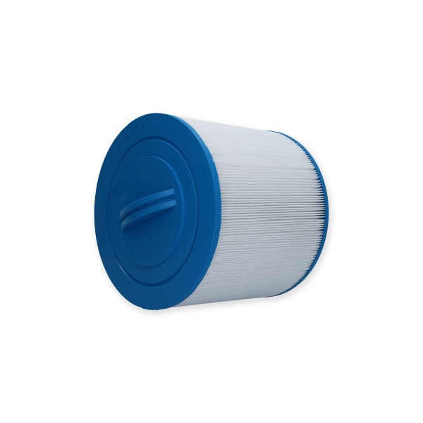 Filter Cartridge, Pleatco, Diameter: 8-1/2", Length: 7-1/16", Top: Handle, Bottom: 2" MPT, 50 sq ft : PVT50WH-F2L