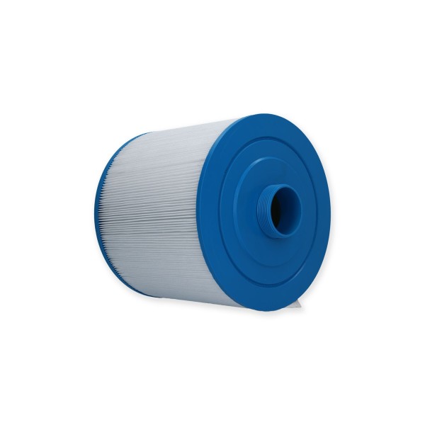 Filter Cartridge, Pleatco, Diameter: 8-1/2", Length: 7-1/16", Top: Handle, Bottom: 2" MPT, 50 sq ft : PVT50WH-F2L