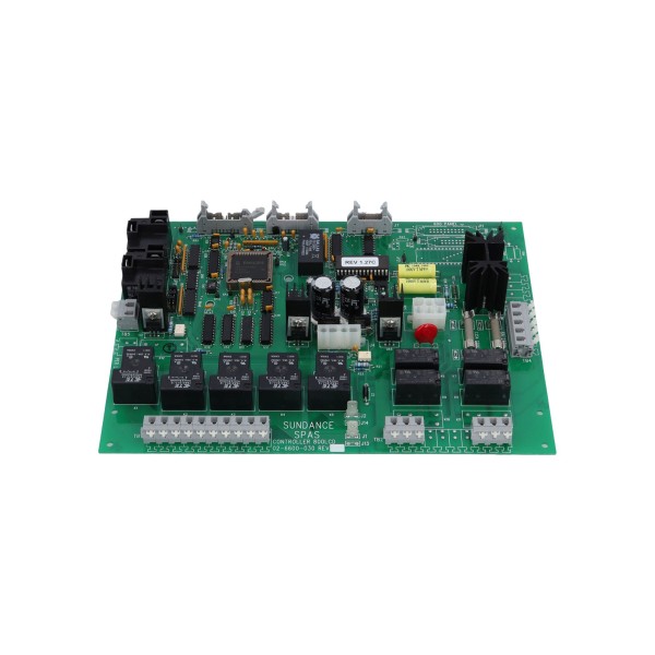 Circuit Board, Sundance 800/850, Rev 1.27C, 1 or 2 Pump, Less Perma Clear, No Circ Pump : 6600-014