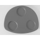 Pillow, Filter Lid, 977, Gray : S01977SIL