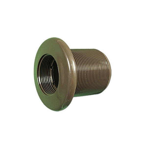 Wall Fitting, Jet, HydroAir Hydro-Jet/Standard Jet, Extended Thread, Brown : 10-3803-BRN