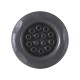 Jet Internal, Waterway Poly Storm, Gunite, Multi-Massage, 3-3/8" Face, Smooth, 5-Scallop, Dark Gray : 212-8271G-DK