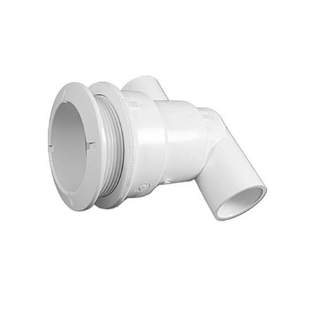 Body Assembly, Jet, Waterway Poly Jet, Ell Body, 1"S Water x 1/2"S 1"Spg Air, 2-5/8" Hole Size w/ Wall Fitting : 210-5970