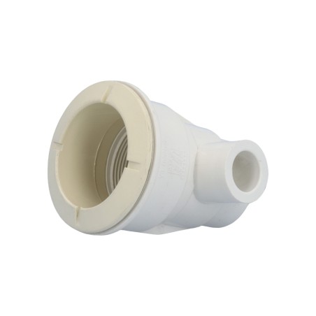 Body Assembly, Jet, Waterway Poly Jet, Ell Body, 1"S Water x 1/2"S 1"Spg Air, 2-5/8" Hole Size w/ Wall Fitting : 210-5970