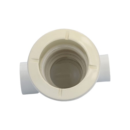 Body Assembly, Jet, Waterway Poly Jet, Ell Body, 1"S Water x 1/2"S 1"Spg Air, 2-5/8" Hole Size w/ Wall Fitting : 210-5970