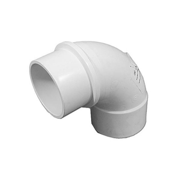 Fitting, PVC, Ell, 90°, Sweep, 2"S x 2"Spg : 0661-20
