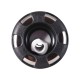 Jet Internal, Waterway Poly Storm, Rotating, 3-3/8" Face, 6-Spoke, Dark Silver/Sterling Silver : 212-8579DSGSSS