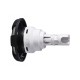 Jet Internal, Waterway Poly Storm, Rotating, 3-3/8" Face, 6-Spoke, Dark Silver/Sterling Silver : 212-8579DSGSSS
