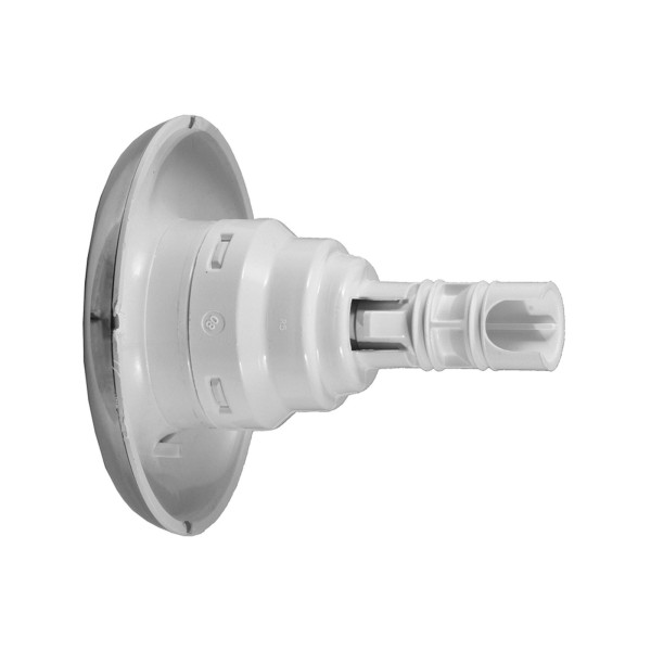 Jet Internal, Waterway Poly Storm, Multi-Massage, 4" Face, Smooth, White/Stainless : 212-8290S