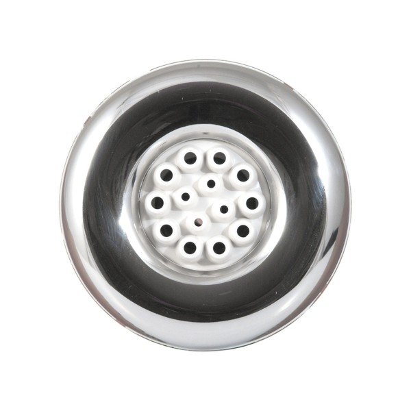 Jet Internal, Waterway Poly Storm, Multi-Massage, 4" Face, Smooth, White/Stainless : 212-8290S