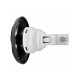Jet Internal, Waterway Poly Storm, Rotating, 4" Face, Smooth, 5-Scallop, Black : 212-8141