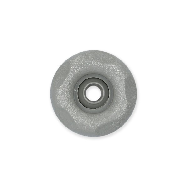 Jet Internal, Waterway Adjustable Mini, Directional, 2-1/2" Face, 5-Scallop, Textured, Gray : 212-1247
