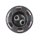 Jet Internal, Waterway Poly Storm II, Fixed, 3-3/8" Face, 6-Spoke, Dark Silver/Gray/Stainless : 212-3239DSG-7S