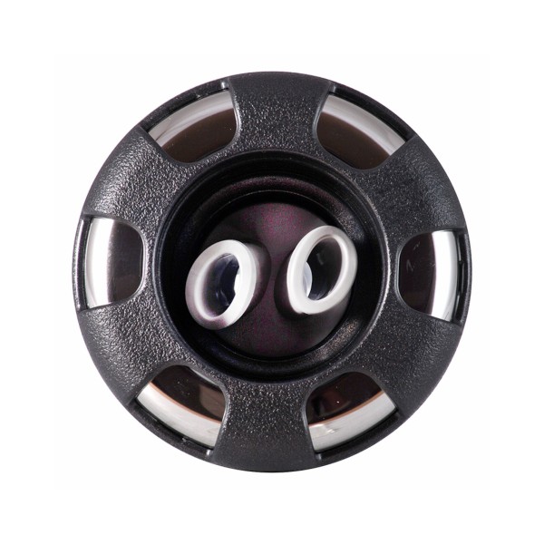 Jet Internal, Waterway Poly Storm, Dual Rotating, 3-3/8" Face, 6-Spoke, Dark Silver/Sterling Silver : 212-8589DSGSSS