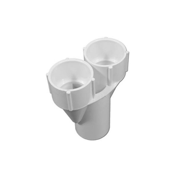 Fitting, PVC, Manifold Wye, 1-1/2"S x 1-1/2"S x 1-1/2"S : 672-8040