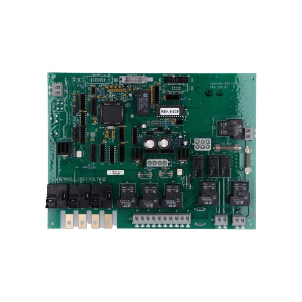 Circuit Board, Sundance 850, Maxxus NT, Rev 9.60B, 2002-2004, 3 Pump, "Perma Clear", w/Circ Pump : 6600-094