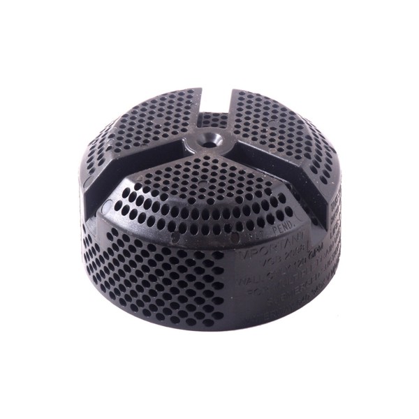 Suction Cover, Waterway, VGB, Ultra Hi-Flo, 3-3/4"Diameter, Black : 642-3271V