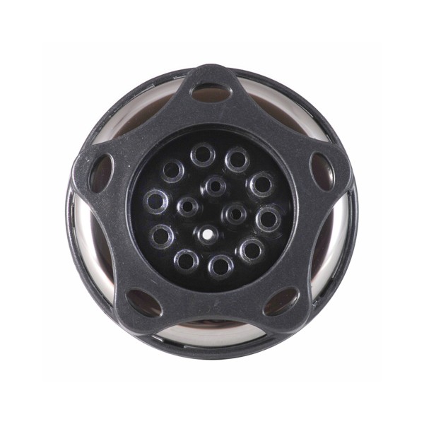 Jet Internal, Waterway Poly Storm, Multi-Massage, 3-3/8" Face, Revo, Dark Silver/Stainless : 212-3621-DSGSG