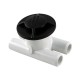 Spa Vent Vacuum Break Inlet,3/4"SB,WATERW,232GPM,Black : 640-3751V