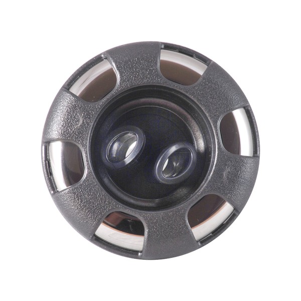 Jet Internal, Waterway Poly Storm, Gunite, Dual Rotating, 3-3/8" Face, 6-Spoke, Dark Silver/Gray : 212-8581-DSGSG