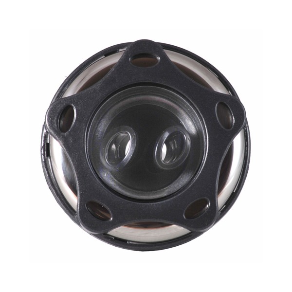 Jet Internal, Waterway Poly Storm, Gunite, Dual Rotating, 3-3/8" Face, Revo, Dark Silver/Stainless : 212-3271-DSGSG
