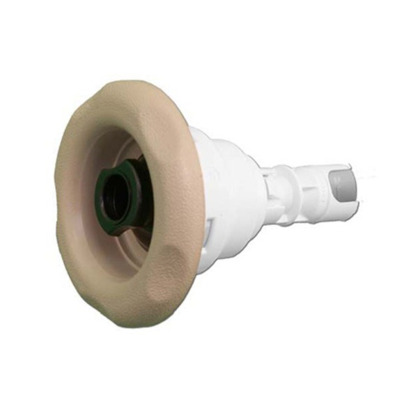Jet Internal, Waterway Poly Storm, Gunite, Directional, 3-3/8" Face, Black w/ Beige Escutcheon : 212-8051G-BE