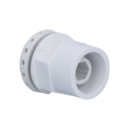 Air Injector, HydroAir Lo-Profile, 3/4"S x 1" Spg, White : 11-9200