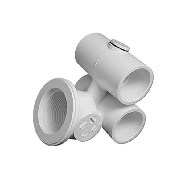 Jet Body,HYDROAIR,Slimline,w/Nozzle,1"S Air x 1"S Water 1-11/16"Hole Size : 10-4205