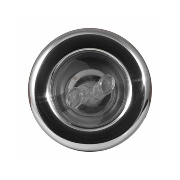 Jet Internal, Waterway Power Storm, Dual Rotating, 5" Face, Swirl, Gray/Stainless : 212-6367s