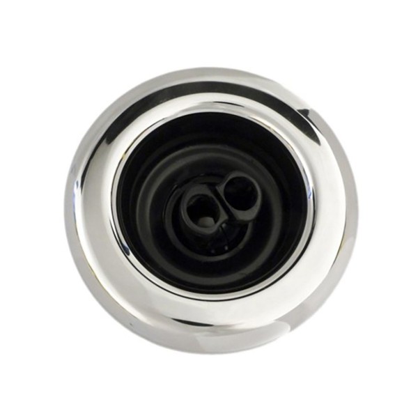 Jet Internal, Waterway Power Storm, Dual Rotating, 5-1/2" Face, Smooth, Black/Stainless : 212-7321S