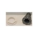 Wall Fitting, Swirl Style, Titanium : 212-1839-TT