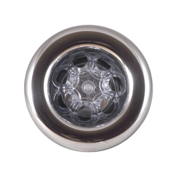 Jet Internal, Waterway Power Storm, LED, Directional, 5" Face, Smooth, Black/Clear : 212-7641SL