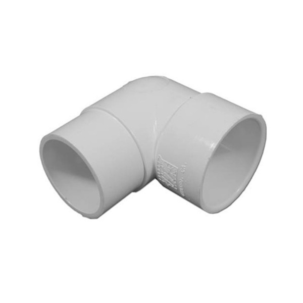 Fitting, PVC, Ell, 90°, 3-Way, Street,w/Left Side Outlet, 2"S x 2"Spg x 3/8"FPT : 411-5050