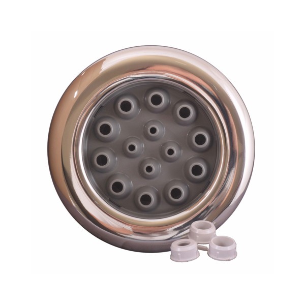 Jet Assembly, Waterway Master Massage, Adjustable, 7" Face w/ Metal Escutcheon : 210-7157S