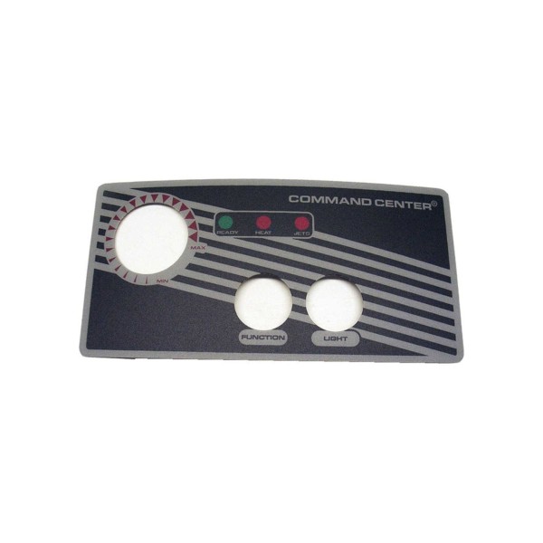 Overlay, Spaside, Tecmark Command Center, 2-Button, No Display, For CC2-120-10-I-00 & 230V Version : 30214BM
