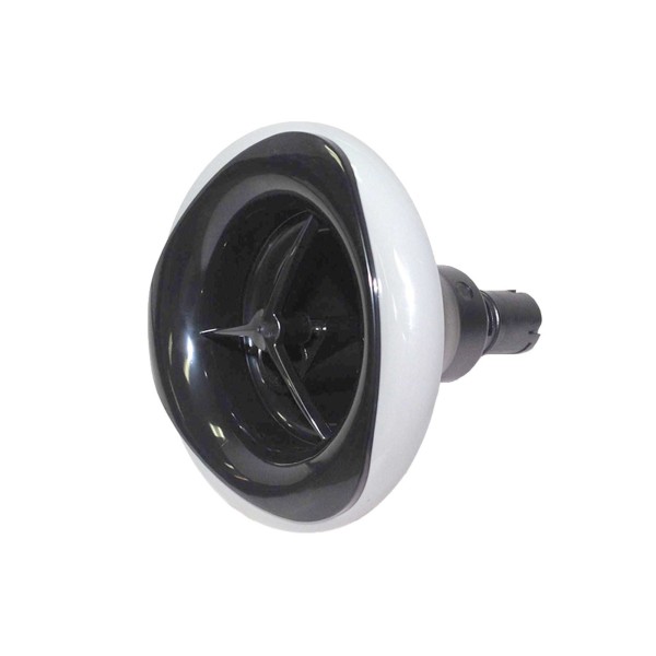 Jet Internal, Rising Dragon, Alpha Face, Pulse, 5" Face, 5-Scallop, Gray : RD203-5510