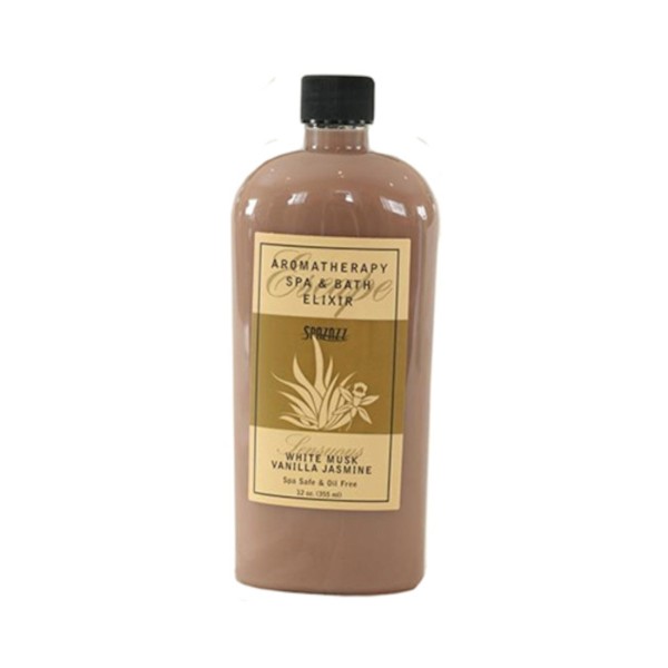 Fragrance, Spazazz, Elixir, White Musk Vanilla Jamisne, 12oz Bottle : SZ127