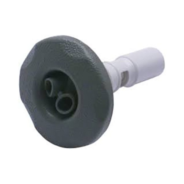 Jet Internal, Waterway Mini Storm, Thread-In, Twin Roto, 3" Face, 5-Scallop, Textured, White : 229-7950