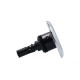 Jet Internal, Rising Dragon Quantum, 3" Face, Screw In, Pulsator, Smooth, Gray w/ Stainless Escutcheon : RD203-3427S