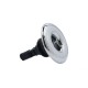 Jet Internal, Rising Dragon Quantum, 3" Face, Screw In, Pulsator, Smooth, Gray w/ Stainless Escutcheon : RD203-3427S