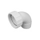 Fitting, PVC, Slip Union, 90°, Sweep, 2"S x 2"Union Half w/O-Ring : 0668-20