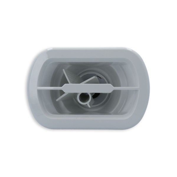 Jet Assembly, HydroAir Verta'ssage, With Backing Plate, Inserts Not Included, 1-1/2"S Water x 1"S Air, White : 16-5650