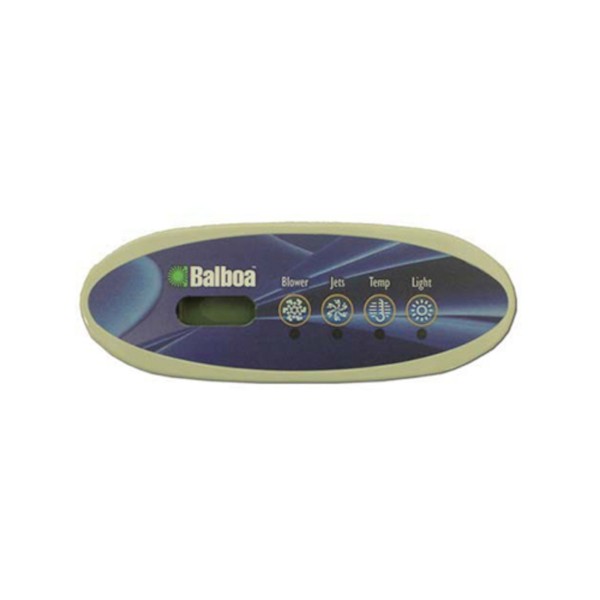 Spaside Control, Balboa MVP/VL240, 4-Button, Gray Bezel, Blower-Jets-Temp-Light : 53643