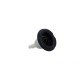 Jet Internal, Waterway, Poly Storm, Gunite, Thread In, Dual Rotating, 3-5/8" Face, Black : 229-8121