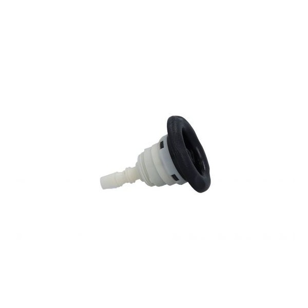 Jet Internal, Waterway, Poly Storm, Gunite, Thread In, Dual Rotating, 3-5/8" Face, Black : 229-8121