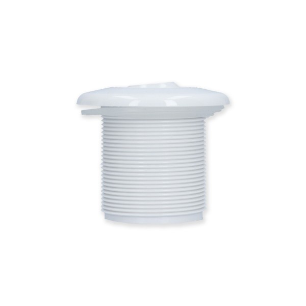 Wall Fitting Assembly, Jet, HydroAir Hydro-Jet, Extended Thread, White : 10-3600